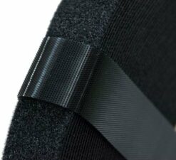 StrapRyte® Back-to-Back Microhook Velour 20mm Zwart