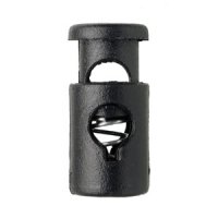 Cord Stopper-Barrel-6mm-Black