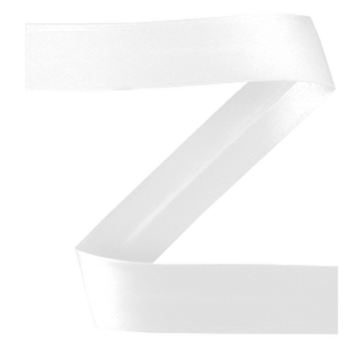 StrapRyte® Biaisband Katoen 18mm Wit