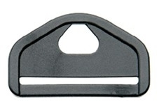 StrapRyte® Passant - sechseckig 38mm schwarz