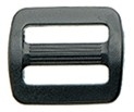 Sliding buckle 20mm black