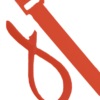 Hook and Loop Cable Tie Resealable 14x150mm Red