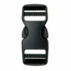 Click buckle - 2 sided adjustable 25mm black