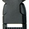 Click buckle Closed version Side release 25mm black