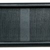 Rectangular shoulder pad 30mm black