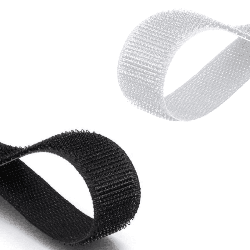 Hook and Loop fasteners Sewable Hook Black white