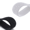 Hook and Loop fasteners Sewable Loop Black white