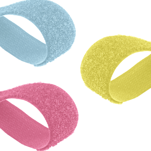 Colored Sewable Hook and Loop fastener Loop