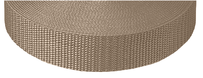 StrapRyte® Polypropyleen Webbing 50mm Beige 25m